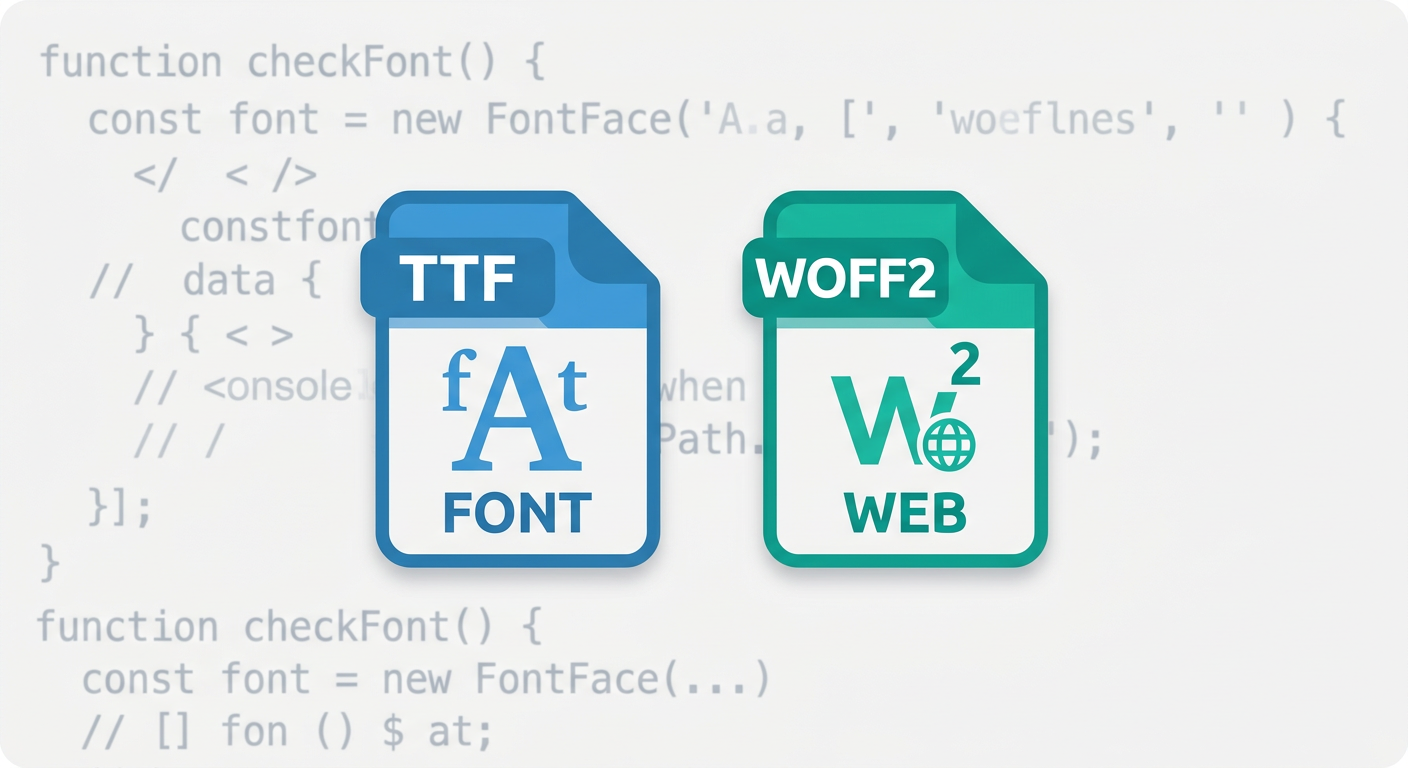 Что такое TTF и WOFF2: разница форматов шрифтов