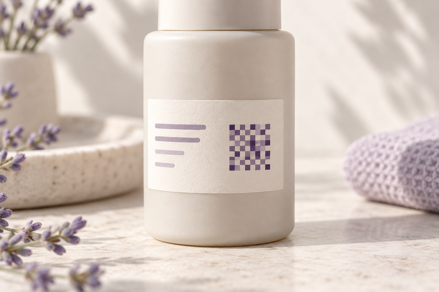 Текст рядом с QR-кодом на этикетке: как сохранить чистое поле